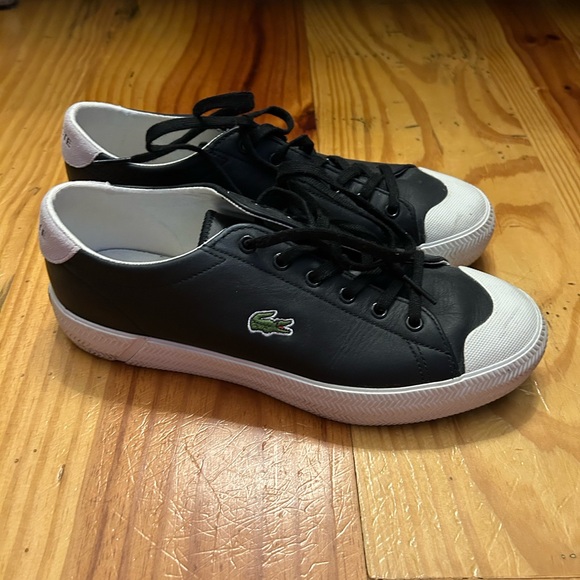 Lacoste White and Black Sneakers - Picture 1 of 4